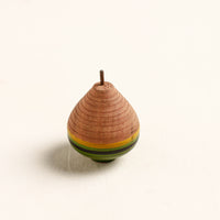 wooden spinning top