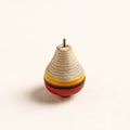  Handmade Lacquered Wooden Spinning Top - Lattu 