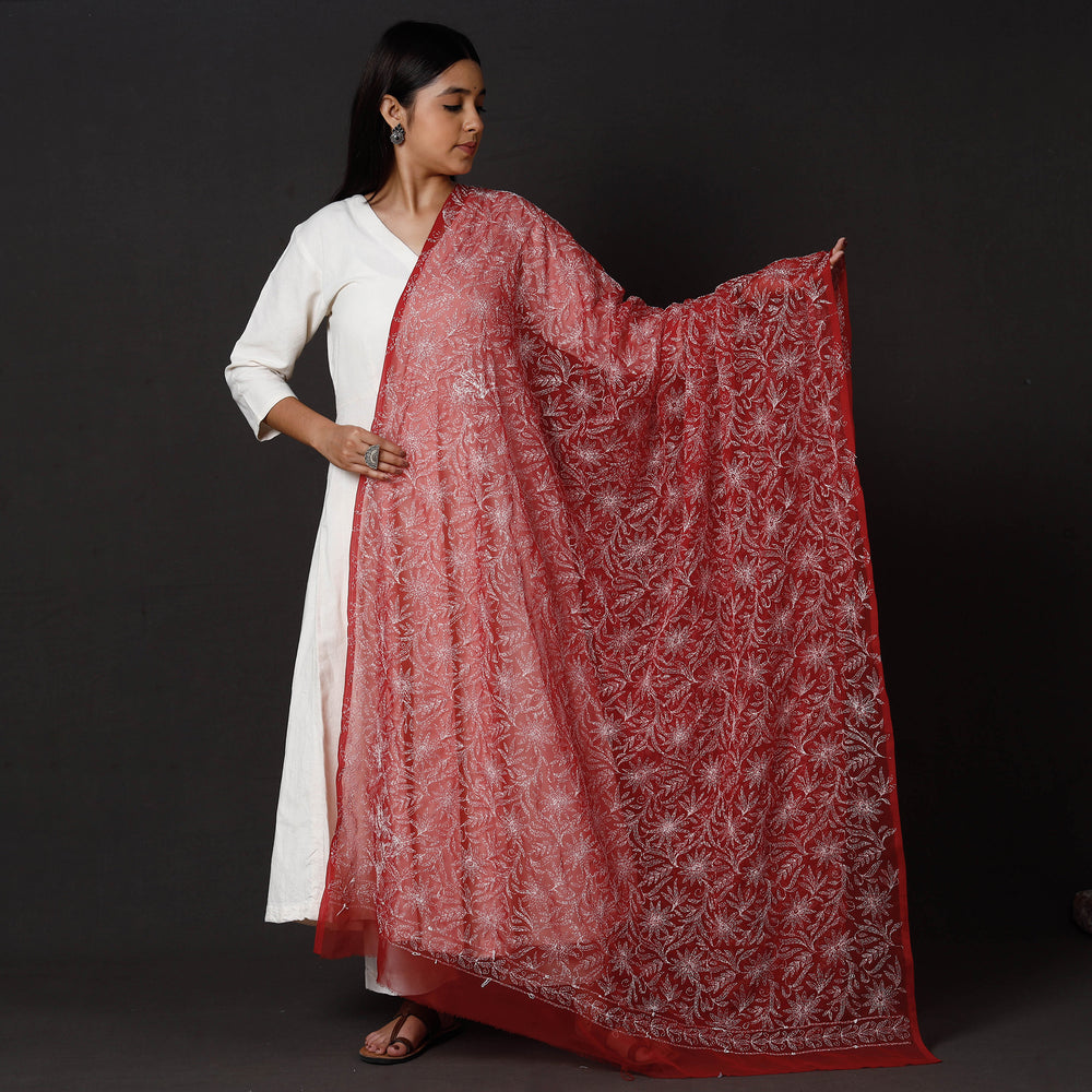 Chikankari Embroidery Dupatta
