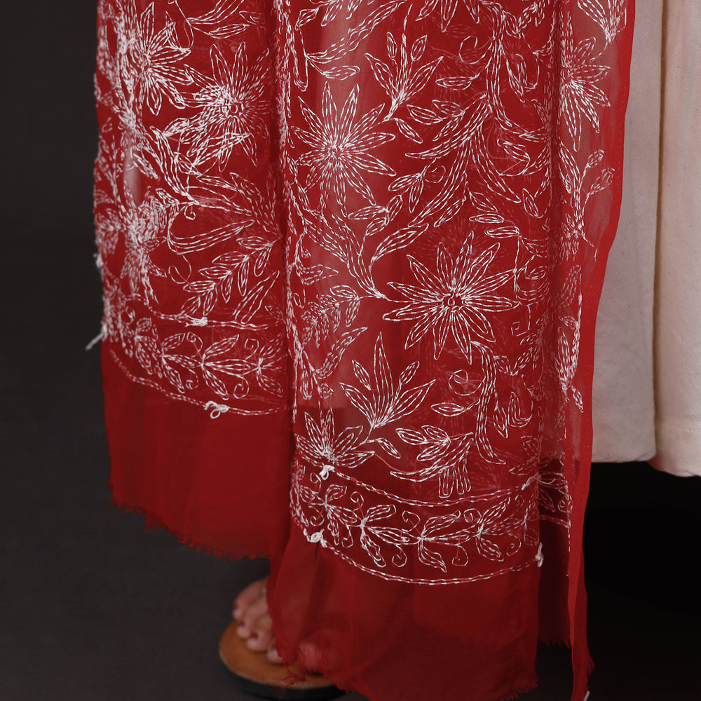 Chikankari Embroidery Dupatta
