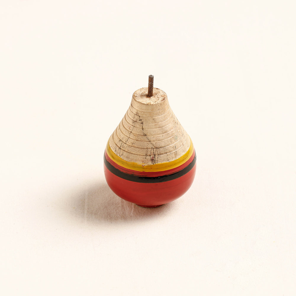 wooden spinning top