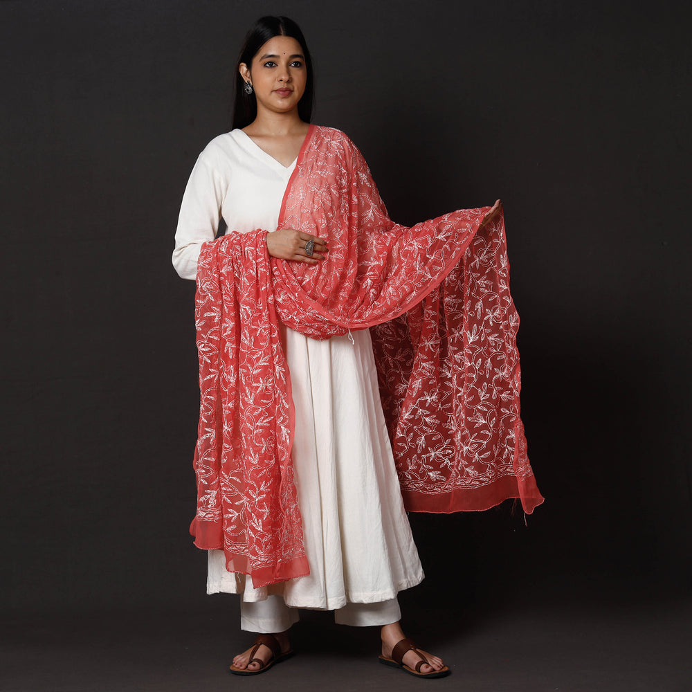 Chikankari Embroidery Dupatta
