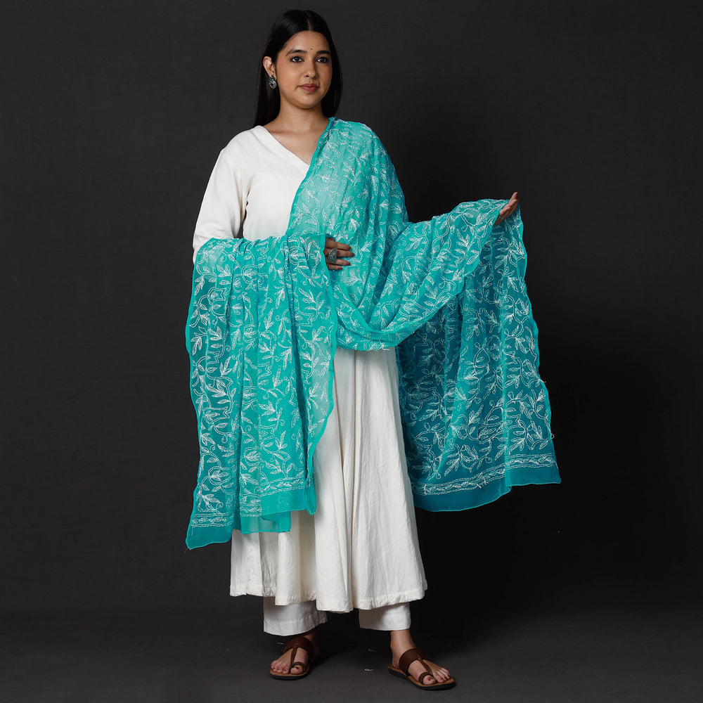 Chikankari Embroidery Dupatta
