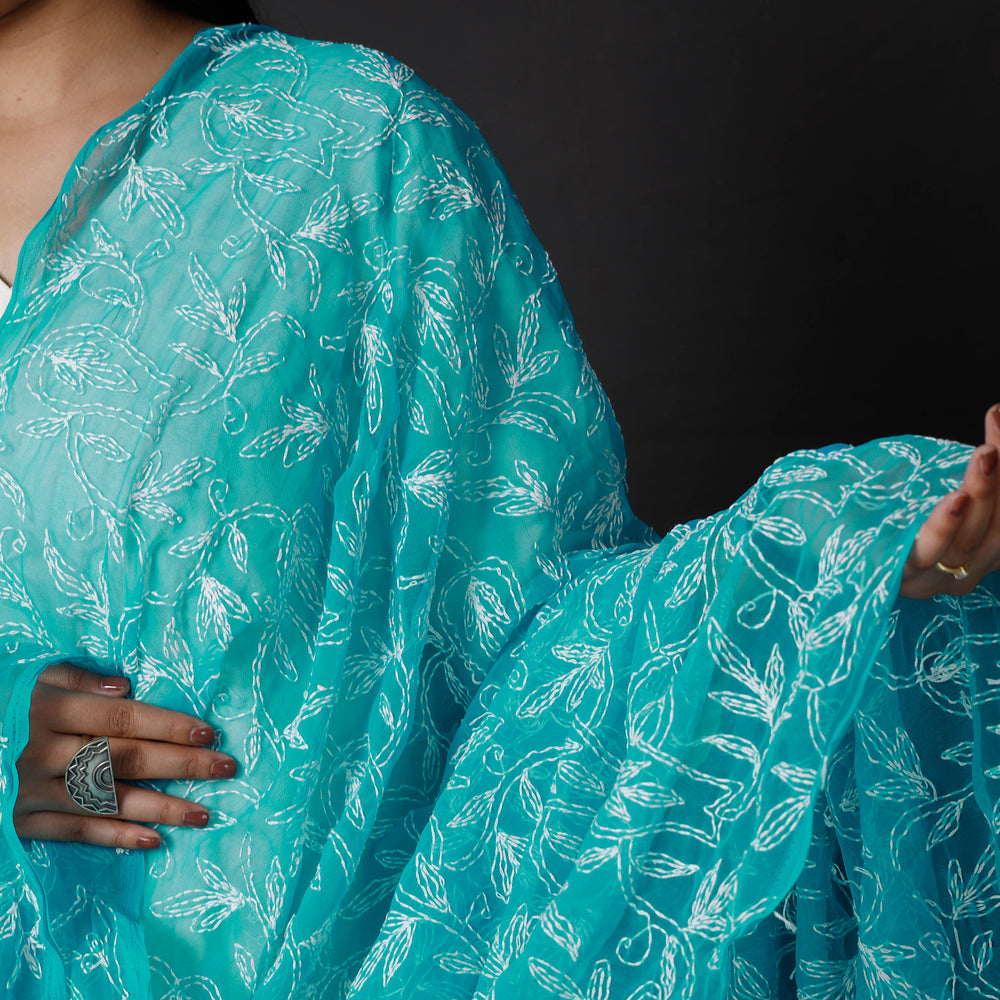 Chikankari Embroidery Dupatta
