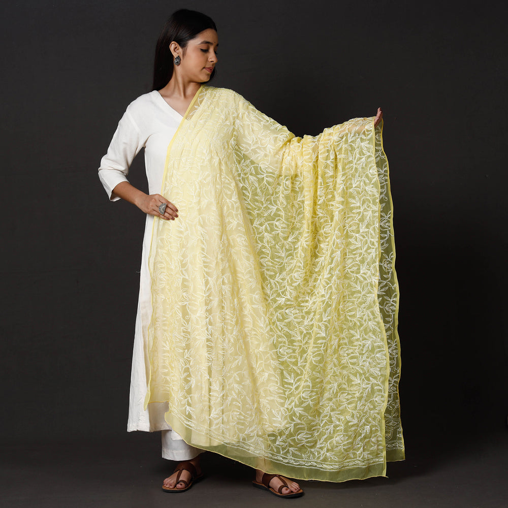 Chikankari Embroidery Dupatta
