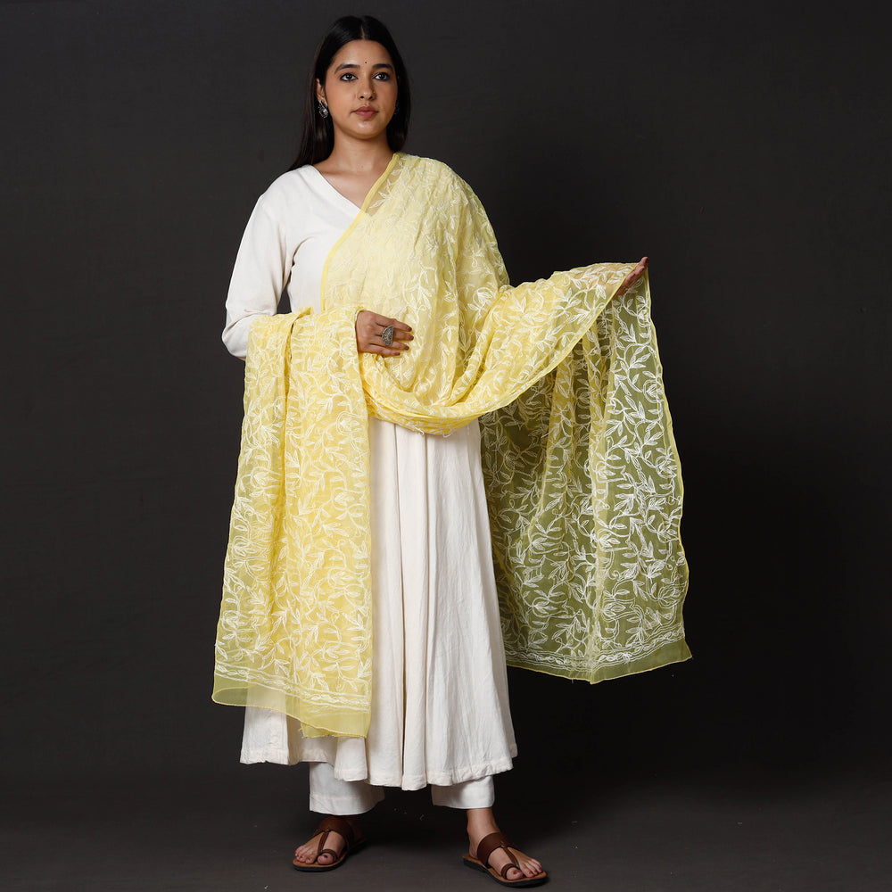 Chikankari Embroidery Dupatta
