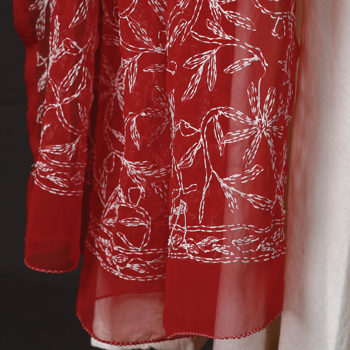 Chikankari Embroidery Dupatta
