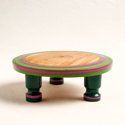 Handmade Lacquered Wooden Chakla