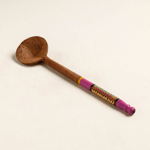 Buy Handmade Lacquered Wooden Ladle Spoon 