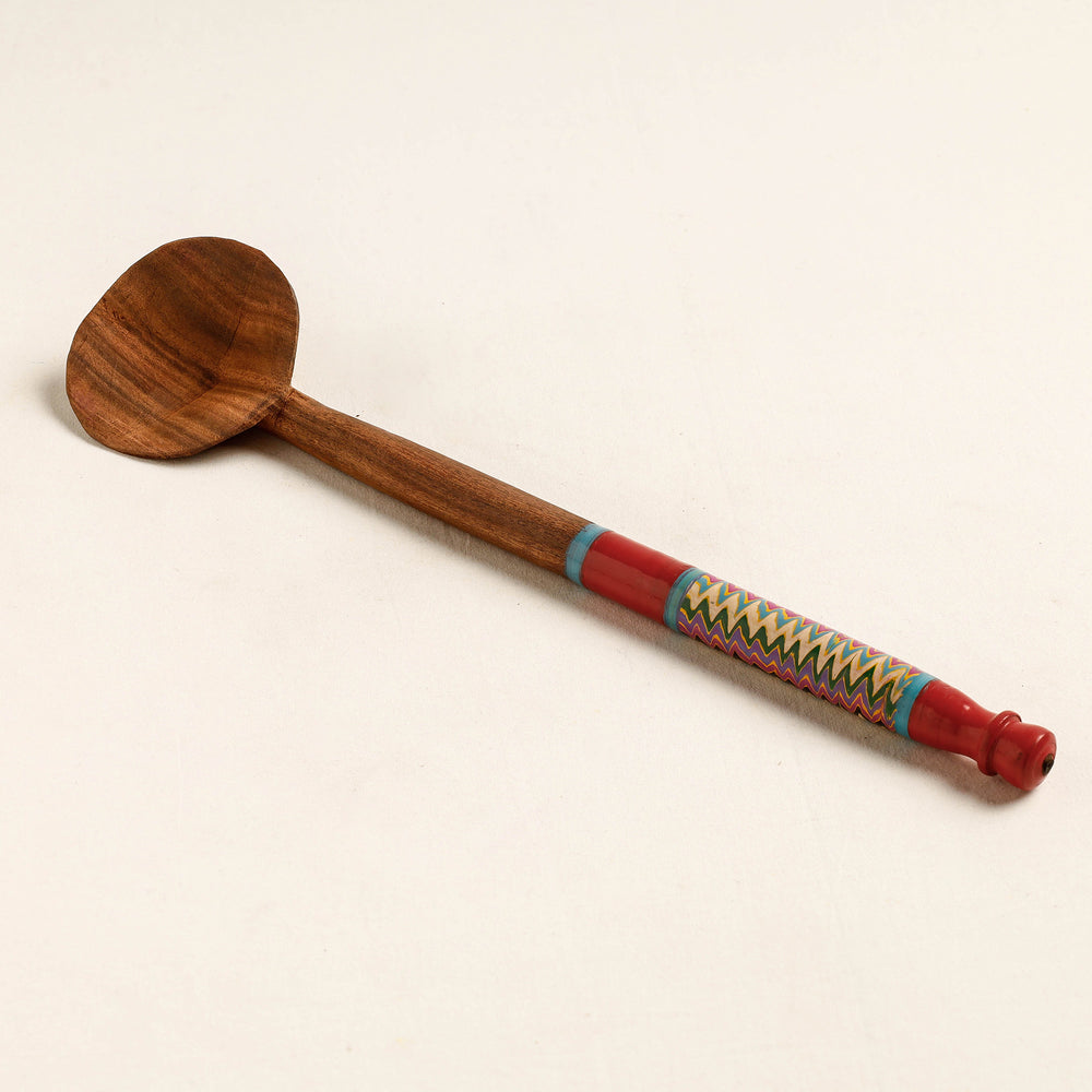 lacquered wooden spoon 