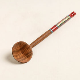 Buy Handmade Lacquered Wooden Ladle Spoon 
