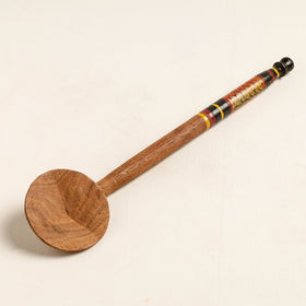 Buy Handmade Lacquered Wooden Ladle Spoon 