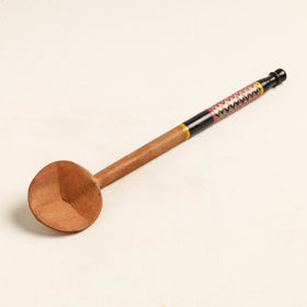 Buy Handmade Lacquered Wooden Ladle Spoon 