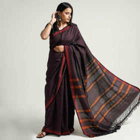  Tangaliya Weaving Handloom Cotton Saree with Tassels 