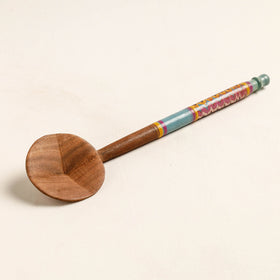 Buy Handmade Lacquered Wooden Ladle Spoon 