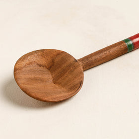 Buy Handmade Lacquered Wooden Ladle Spoon 