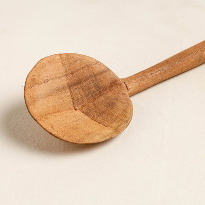 Handmade Lacquered Wooden Ladle Spoon - Large