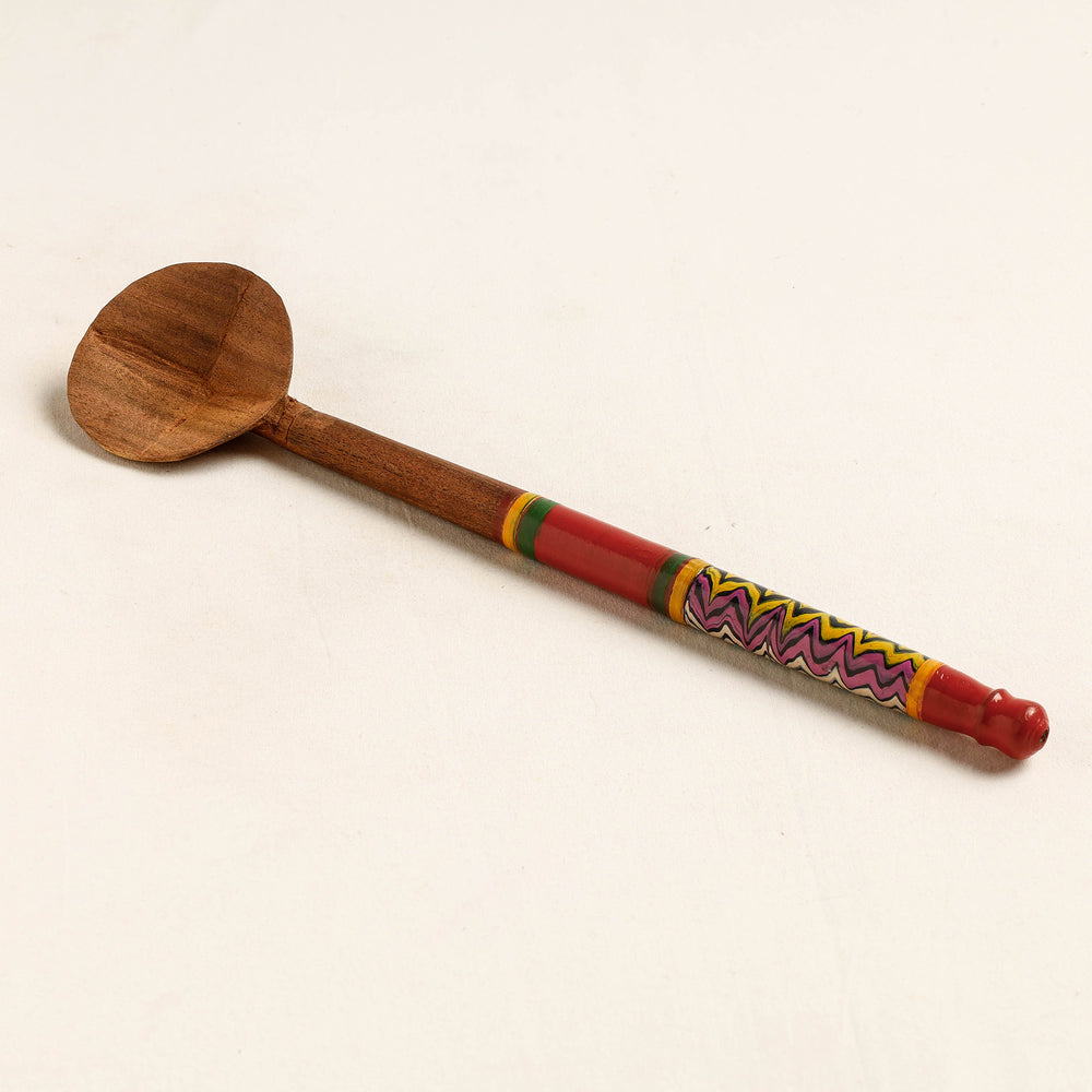 lacquered wooden spoon 