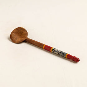 Buy Handmade Lacquered Wooden Ladle Spoon 