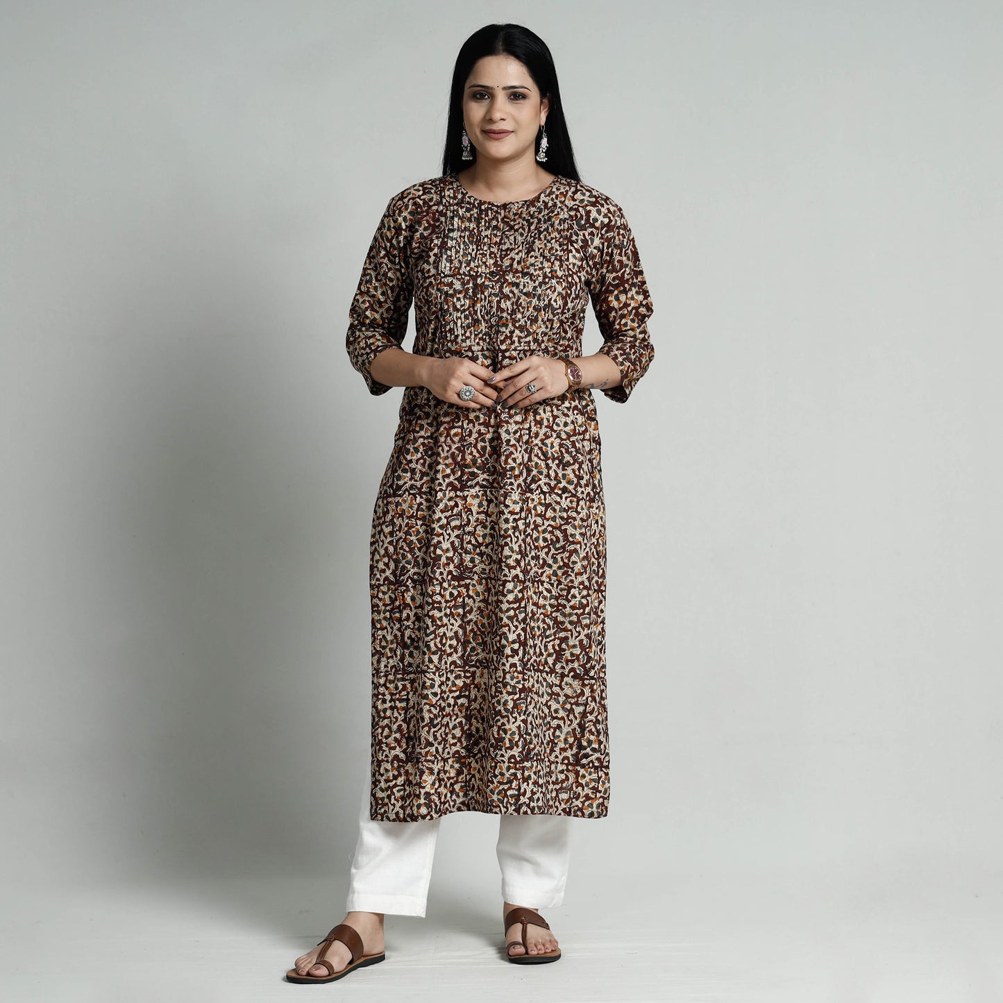 Kalamkari Hand Block Printed Kurta