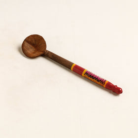 Buy Handmade Lacquered Wooden Ladle Spoon 