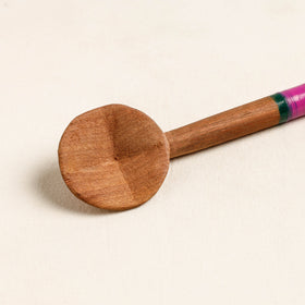 Buy Handmade Lacquered Wooden Ladle Spoon 