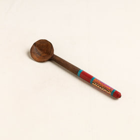 Buy Handmade Lacquered Wooden Ladle Spoon 
