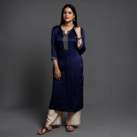 plain silk kurta