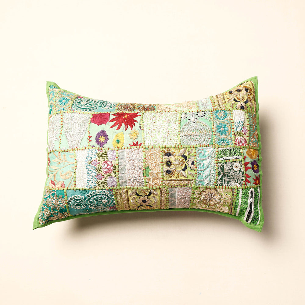 patchwork pillow cover