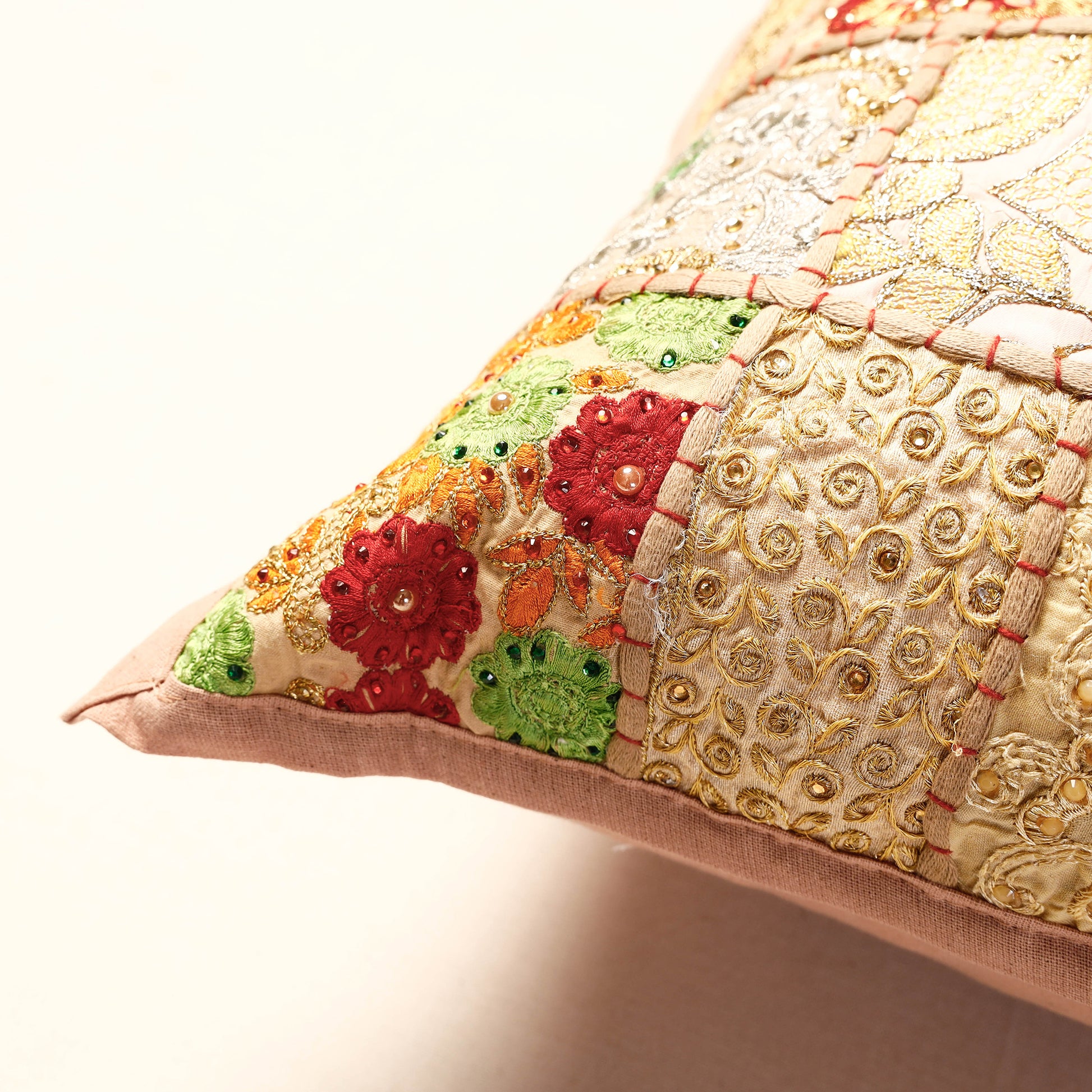 patchwork pillow cover