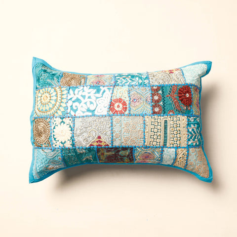 patchwork pillow cover