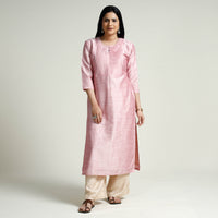 plain silk kurta