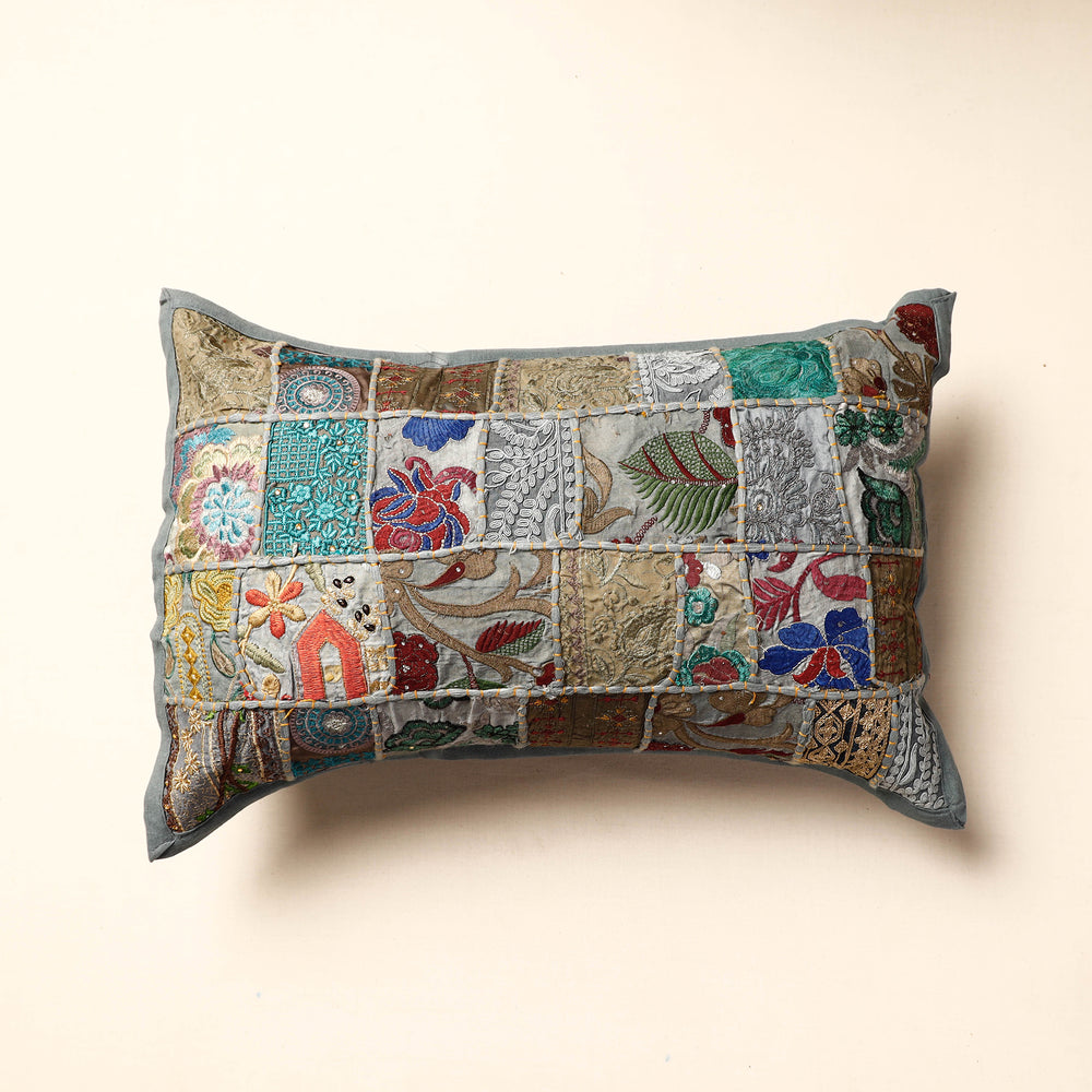 patchwork pillow cover