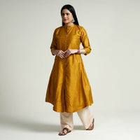 plain silk kurta