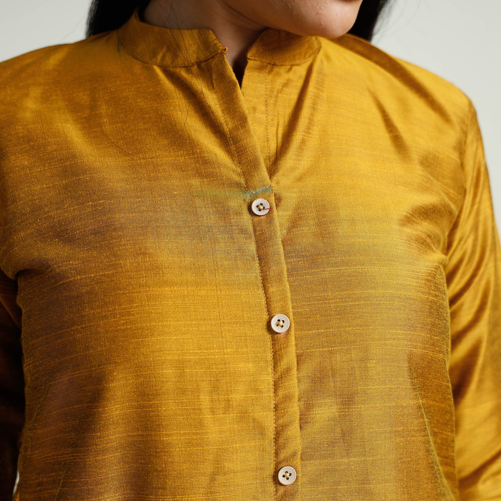 plain silk kurta