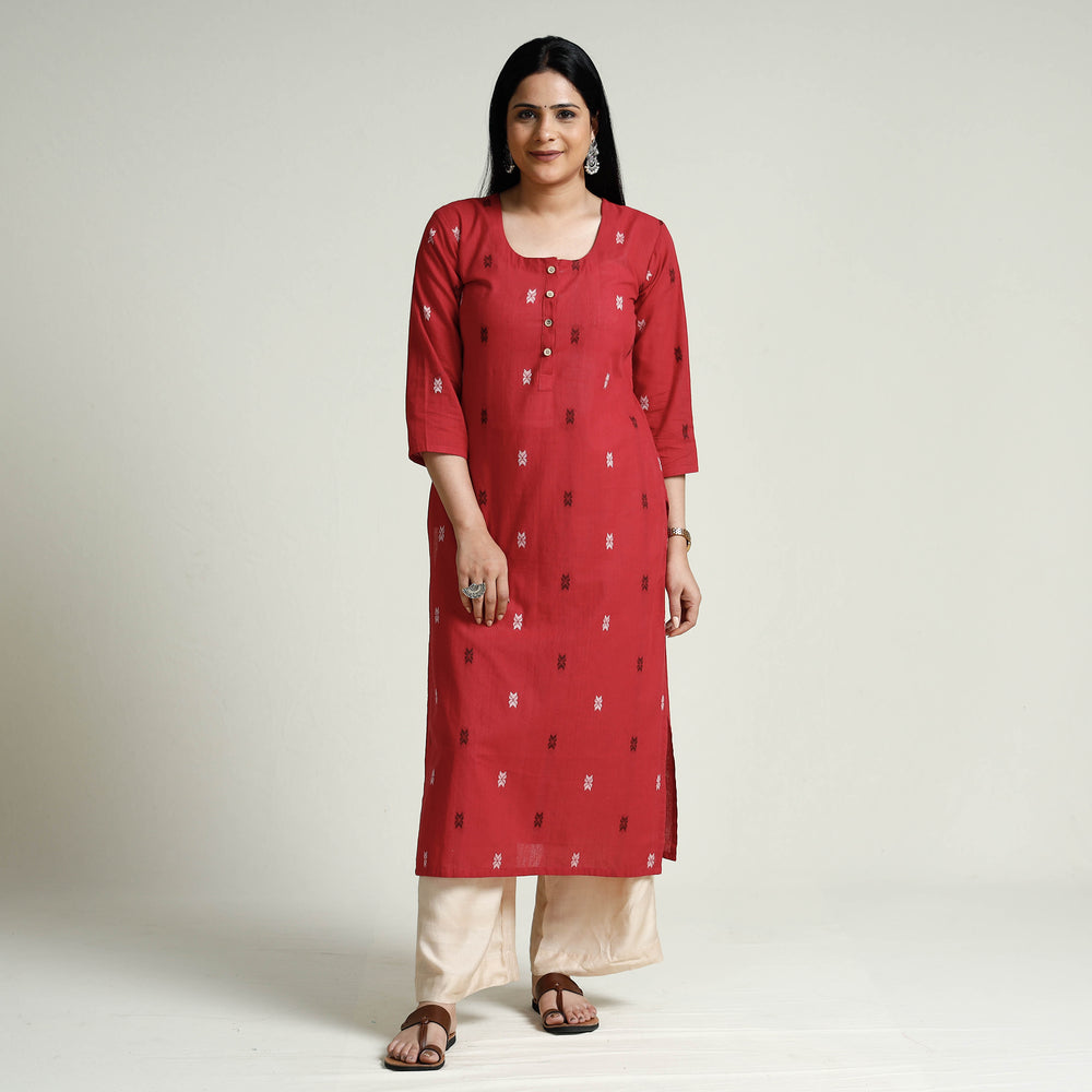 jacquard kurta