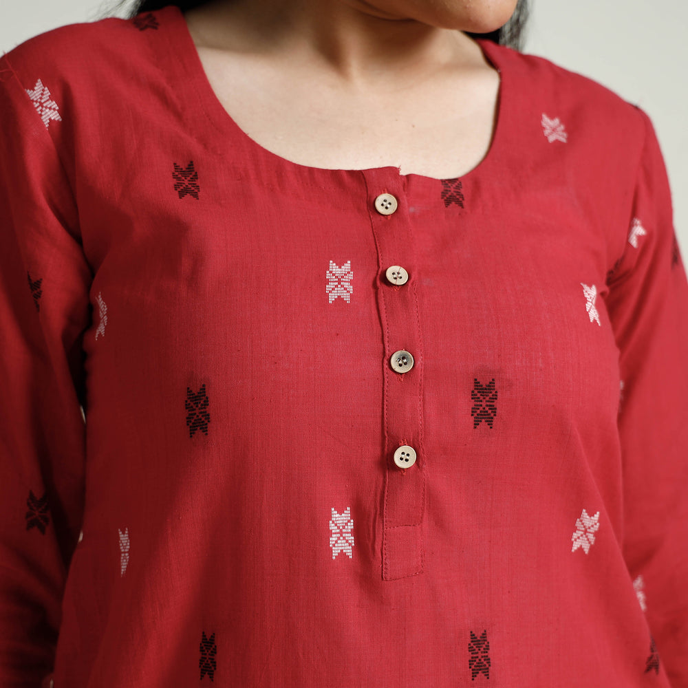 jacquard kurta