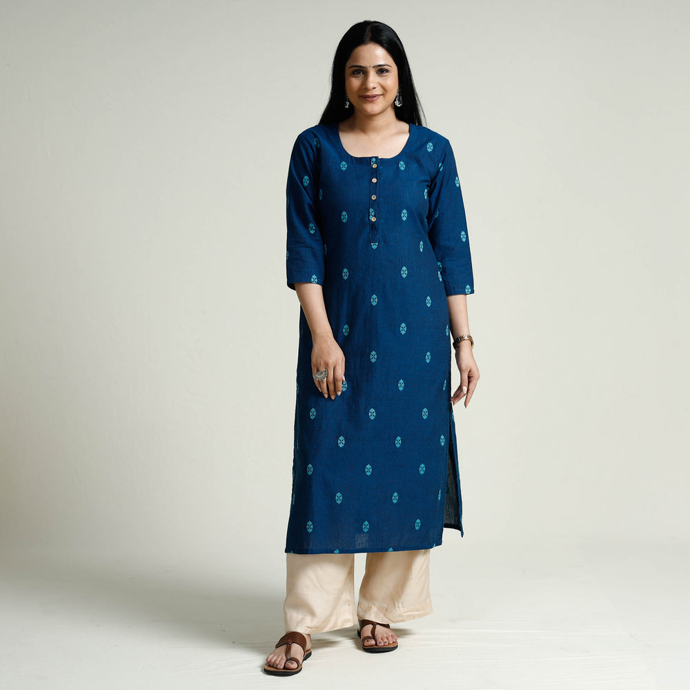 jacquard kurta