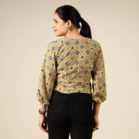 ajrakh crop top 