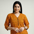  Block Print Cotton Straight Bagh Kurta For Women