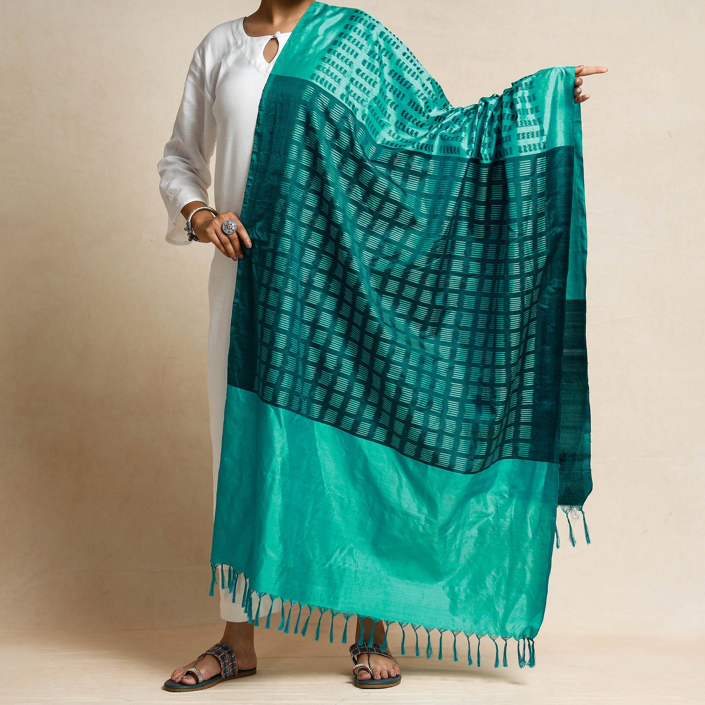 Pochampally Ikat Dupatta 