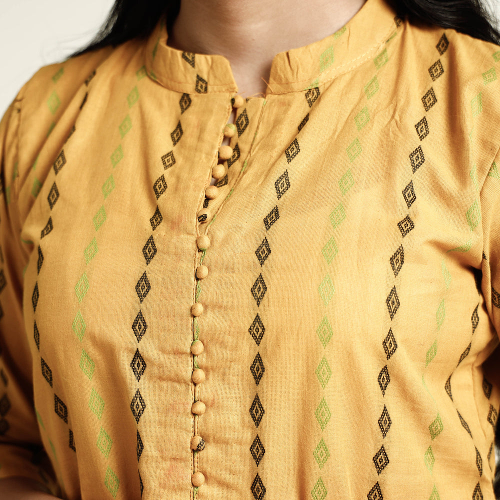 jacquard kurta