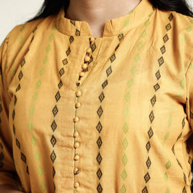 Buy Jacquard Cotton Long Kurta for Women