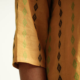Buy Jacquard Cotton Long Kurta for Women