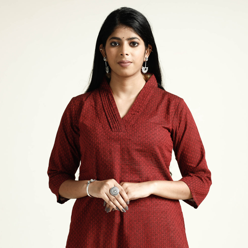 jacquard kurta