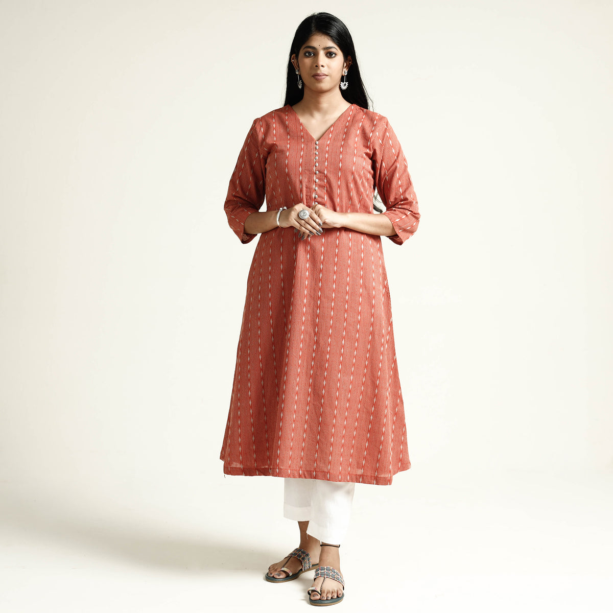 jacquard kurta