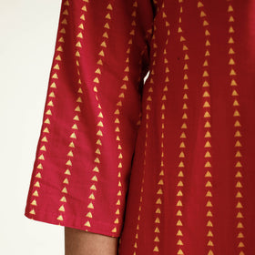 Buy Cotton A-Line Jacquard Kurta for Women
