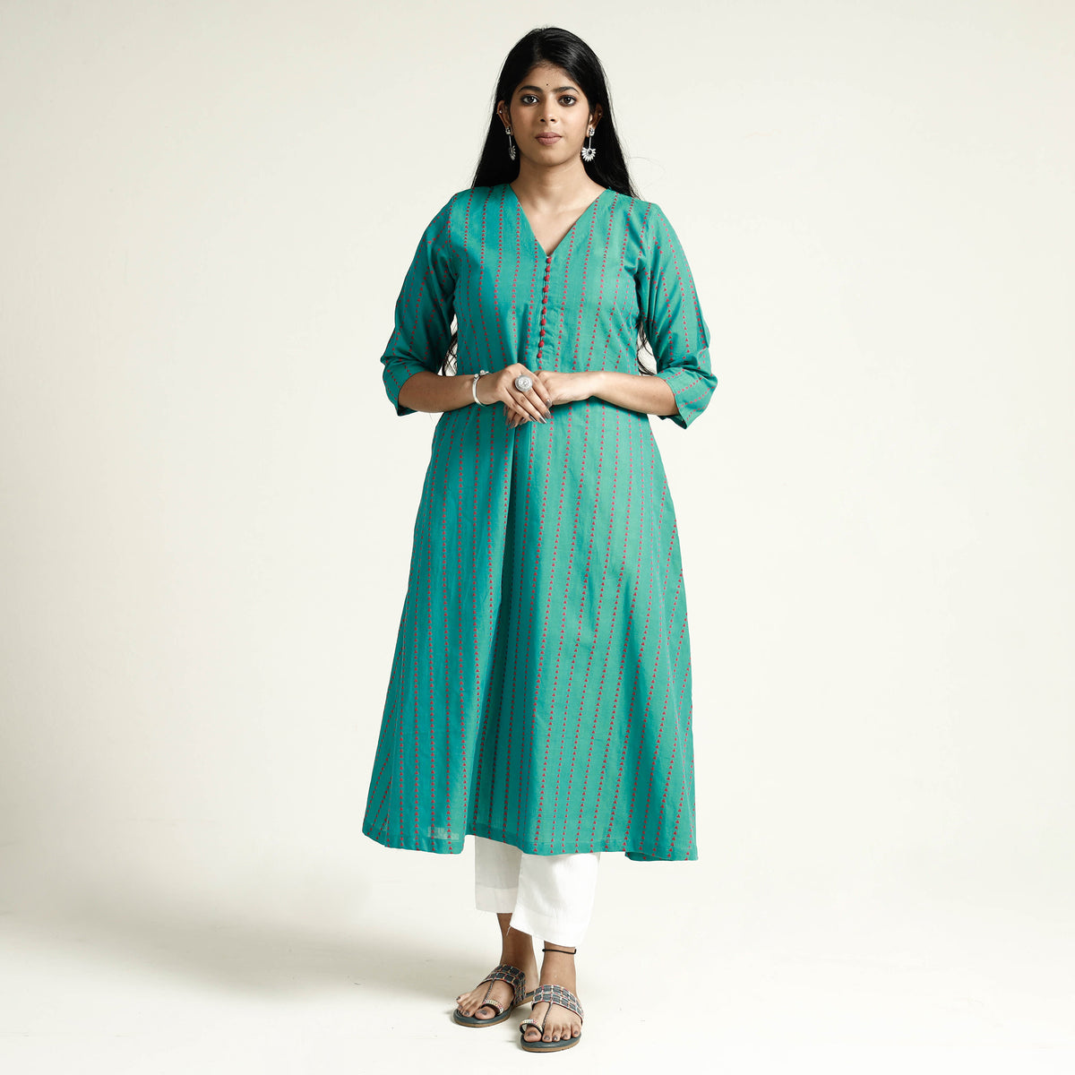 jacquard kurta