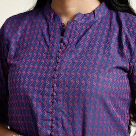 Buy Jacquard Cotton Long Kurta for Women