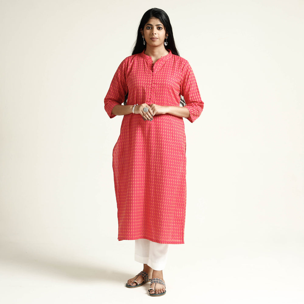 jacquard kurta